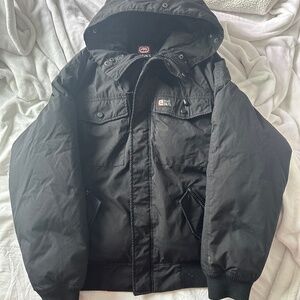 Ecko Unlimited 100% Down Filled Hooded Coat
